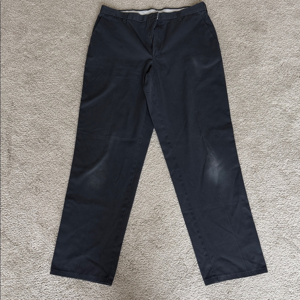 Men's Charcoal Chino Pants - Classic Straight Fit
